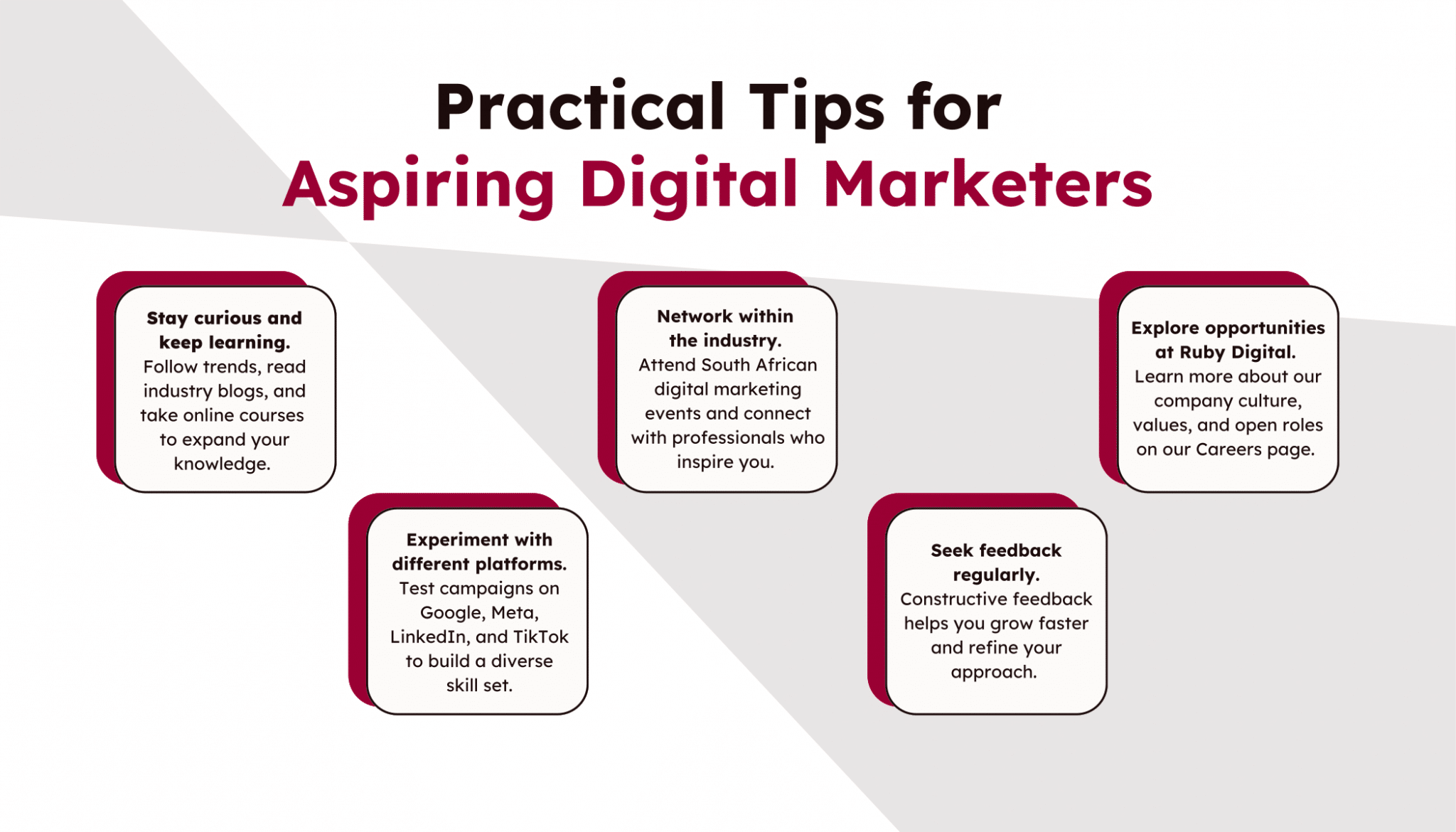 Leadership Lessons from Ruby Digital: Advice for Aspiring Digital Marketers